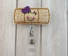 Badge Reel Nurse Gift Cute Badge Reel Retractable Nurse Gift Felt Bandage Reel