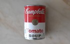 WARHOLS CAMPBELLS TOMATO SOUP DOSE, ORIGINAL AUS DEN U.S.A.
