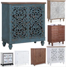 2 Doors Accent Cabinet Storage Decorative Cabinet Buffet&Sideboard Console Table