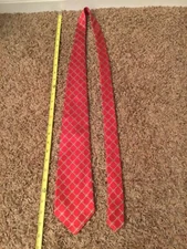 Vintage Eagles Wings NCAA Georgia Bulldogs 100% Silk Red Neck Tie