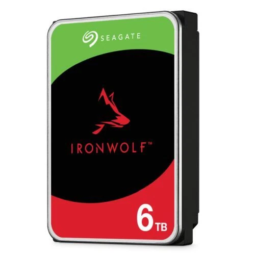 Seagate 3.5", 6TB, SATA3, IronWolf NAS Hard Drive, 5400RPM, 256MB Cache, 8 Drive