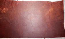 9"x16" DARK BROWN OIL TANNED UTILITY LEATHER COWHIDE avg 1.2mm thick 2006