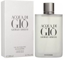 Giorgio Armani Acqua Di Gio 6.7 oz / 200 ml Men's Elegance Eau de Toilette Spray