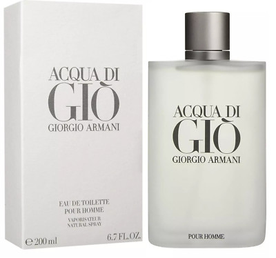 Giorgio Armani Acqua Di Gio 6.7 oz / 200 ml Men's Elegance Eau de Toilette Spray