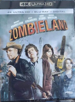Zombieland (4K Ultra HD + Blu-Ray + Digital, 2009) New
