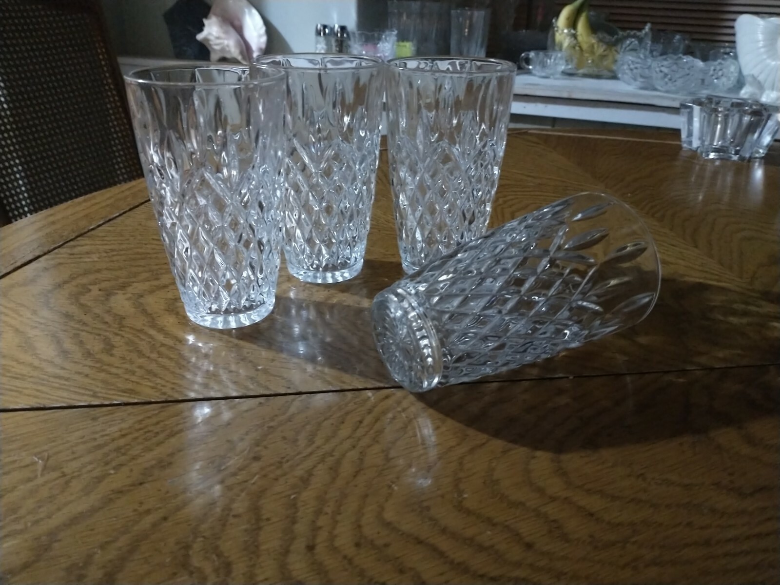 Mikasa Harding Highball Clear Glasses, Set Of 4. 11.5 Oz. 6" H eBay