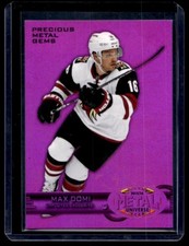 2016 Fleer Metal Universe Max Domi Employee Exclusive Pink Foil /150