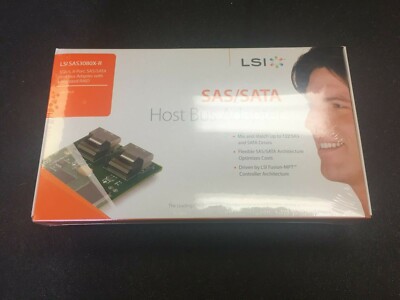 LSI SAS/SATA 8 Port 3GB Host Bus Adapters w/ Integrated RAID SAS3080X-R