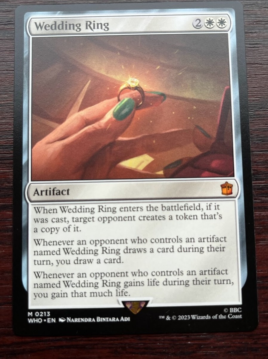 1x WEDDING RING - Doctor Who - MTG - Magic the Gathering | eBay