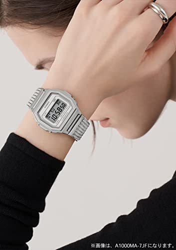 CASIO “STANDARD　PREMIUM” A1000M-1BJF CASIO STANDARD PREMIUM Series A1000M-1BJF Unisex Silver