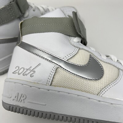 New 2002 NIKE AIR FORCE 1 HI L/M 20th Anniversary Size 9 302347
