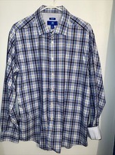 Egara Men  s Dress Shirt Size XL with Reversible Cuffs