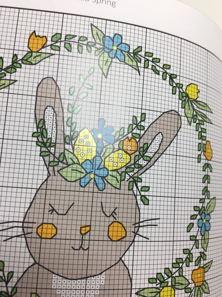 Zweigart "Hello Spring" No.104/309 Cross Stitch 15 templates & AIDA suggestions - Image 4 of 4