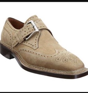 beige brogues mens