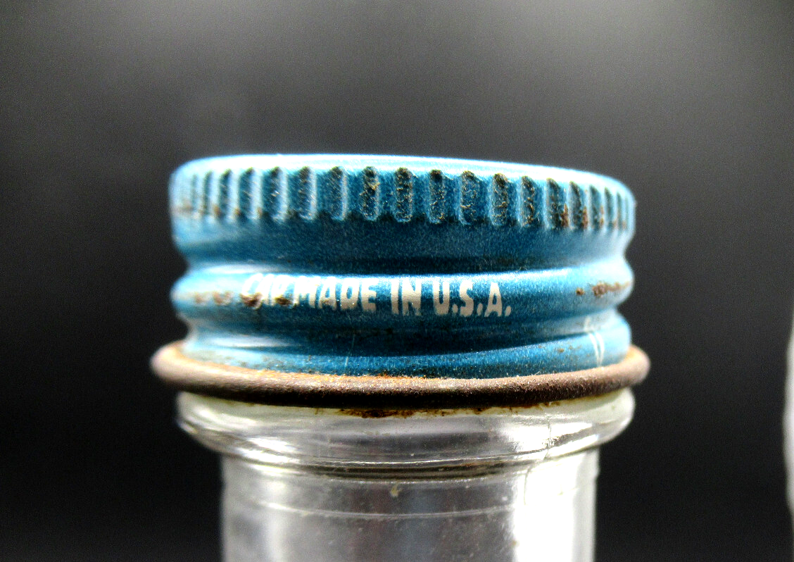 4.5 Fl Oz Rawleigh's Liniment Internal For Man or Beast w Blue Metal ...