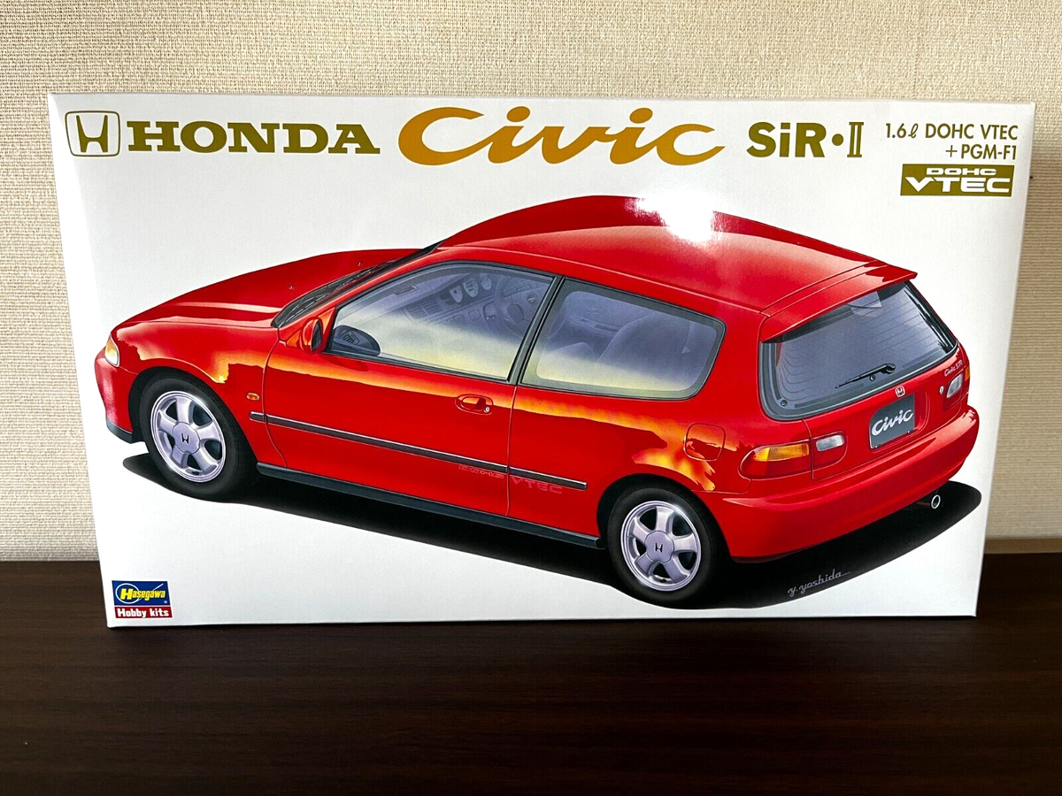 Hasegawa 1/24 HONDA CIVIC SiR II DOHC VTEC EG EG6 Model Kit