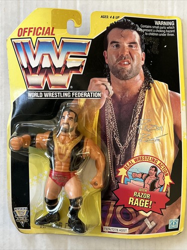 Wwf Hasbro Card Razor Ramon New Sealed Moc 1993 Be...