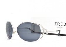 FRED Lunettes Sunglasses SILVER GREY New Authentic 61-15 Volute N1 102