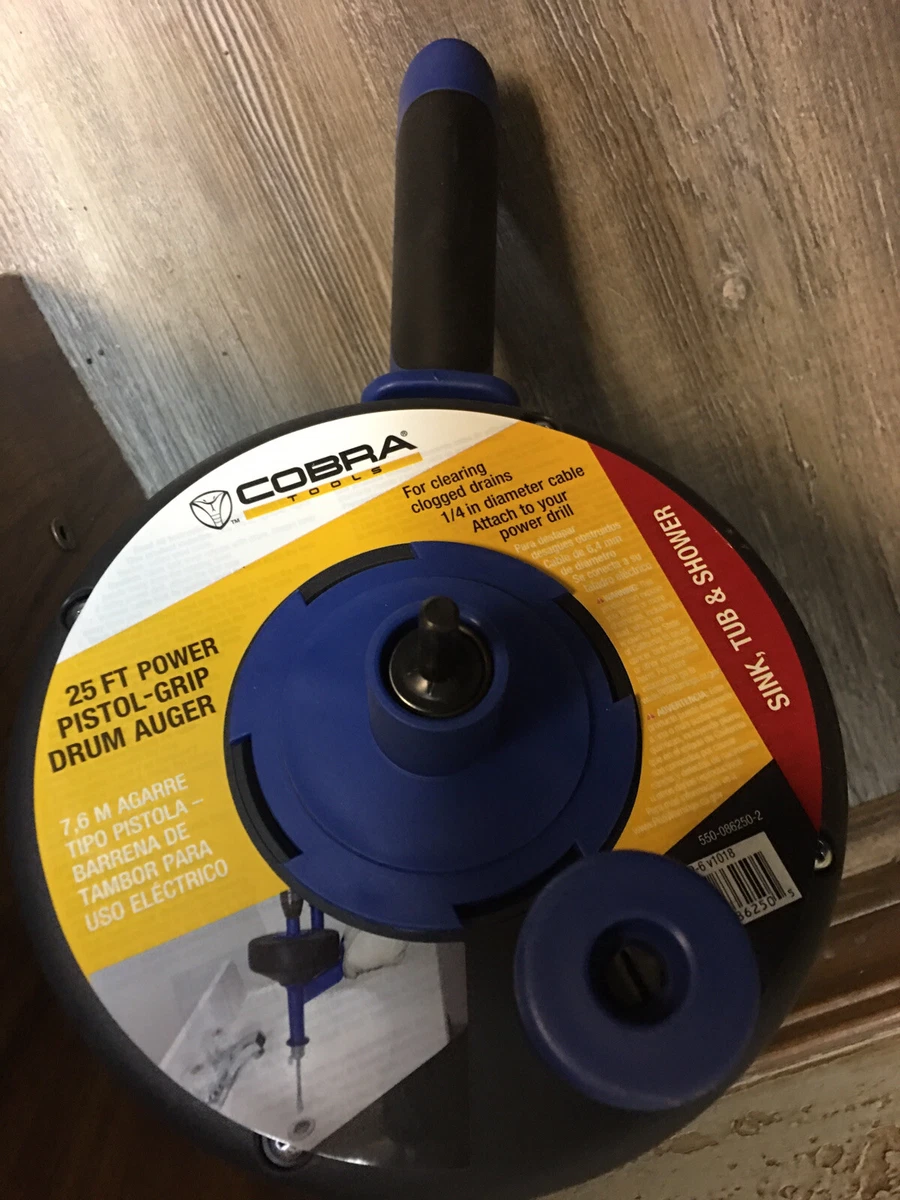Unclog Drains With Ease Using This Power Drum Auger, 43 OFF