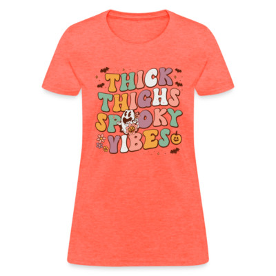 Thick Things Spooky Vibes Women's Contoured T-Shirt