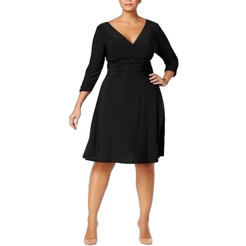 long sleeve knee length dresses Bow Neckline Knee Length Dress / Long Sleeve Dress / Red Dress / Elega   Store of Suhel