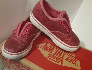 pink van sneakers