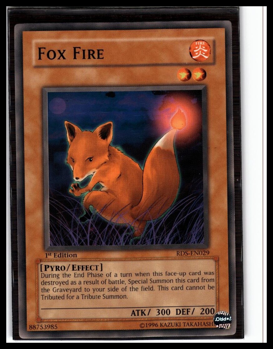 Rise of Destiny #RDS-EN029 Fox Fire 1st Edition