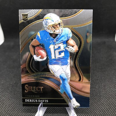 2023 Panini Select Club Level #277 DERIUS DAVIS Los Angeles Chargers ROOKIE RC