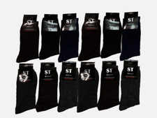 NEW 6-12 Pairs Mens Cotton Crew Fashion Casual Dress Socks Size9-11 10-13 SX-203