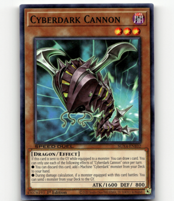 Yugioh Cyberdark Cannon - Speed Duel GX: Midterm Destruction | eBay