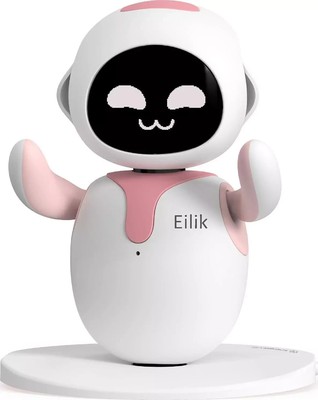 Eilik Pink - Touch Interactive Toys, Cute Robot Pets With Abundant Emotions. and