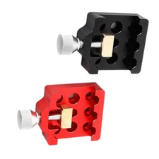 Medium Dovetail Clamp with Brass Screw 75 Degree Base Red/Black For Telescope US