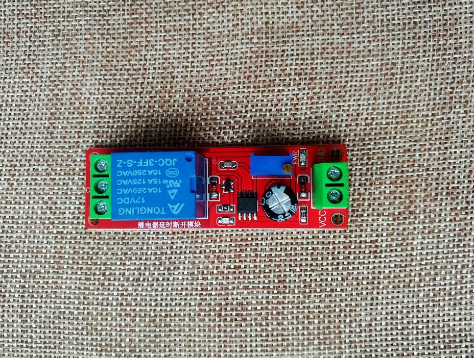 NE555 Delay Module DC 12V Adjustable Delay Switch Delay Time 010