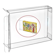 1x NINTENDO NES CIB GAME- CLEAR PLASTIC PROTECTIVE BOX PROTECTOR SLEEVE CASE