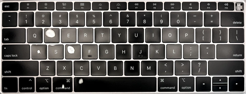 ✅ MACBOOK AIR 13 A1932 KEYBOARD SPACE GRAY TOP CASE PALMREST TESTED GRADE B ✅ - Image 2 of 4