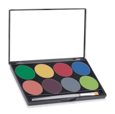 Mehron Paradise Cake Water Base AQ 8 Color Palette Foundation Stage Makeup 808