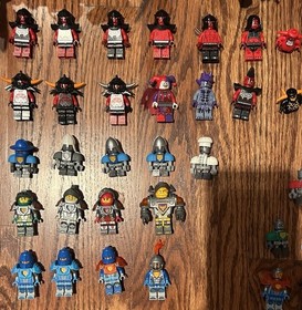HUGE LEGO Nexo Knights Lot w/ minifigs, mechs, magma temple, see description