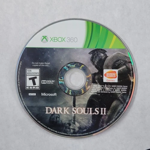 Dark Souls II Microsoft Xbox 360, 2014 Loose Disc Bandai