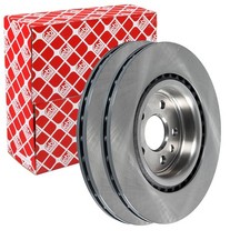 2X FEBI BREMSSCHEIBEN Ø325mm HINTEN PASSEND FÜR JAGUAR F-PACE I-PACE LAND ROVER