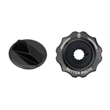 Better Bolts Fork Caps, Fox Grip2/GripX2/GripX 36/38/40, Black
