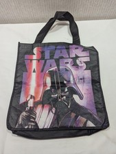 Star Wars Reusable Tote Bag   Darth Vader Lightsaber Design   12" x 12"  ...