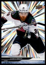 2024-25 UPPER DECK OUTBURST SILVER LIAM O'BRIEN ARIZONA COYOTES #422