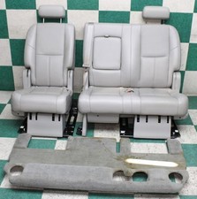 Stains 09 Gm Suv Swb Reskin Leather Rear 2nd Row Bench Seat Set Wty Oem Oe