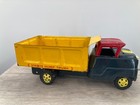 Vintage Structo Dump Truck Pressed Steel Toy Construction Lever Raise Painted On