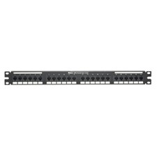 New In Box, Panduit DP24688TGY Patch Panel, Cat 6, Rack Mt, 24 Port