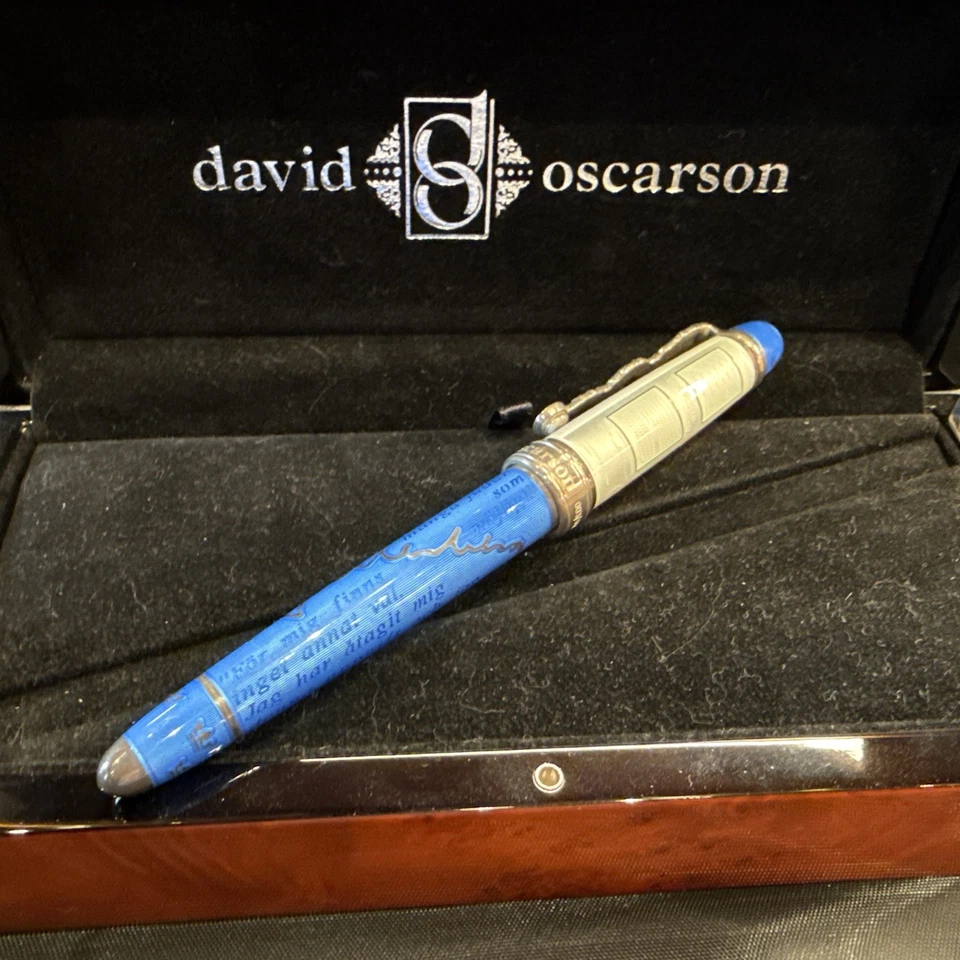 限量版纯银大卫·奥斯卡森笔 — 第 3/4 张图片