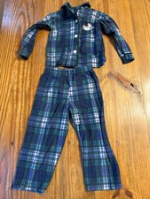 Vintage Disney Store 101 Dalmatians Fleece Pajama Set Size 4 Toddler