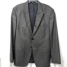 Versace Collection Men's City Blazer Gray / Gray Pinstripe Size 54 / 2x