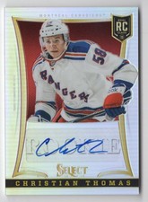 2013-14 Panini Select Christian Thomas Rookie Auto Montreal Canadiens #259