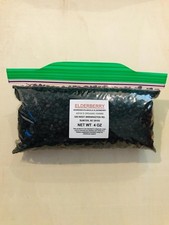 Elderberry Organic Whole Dried - United States - Premium Wild Harvested 4 oz.